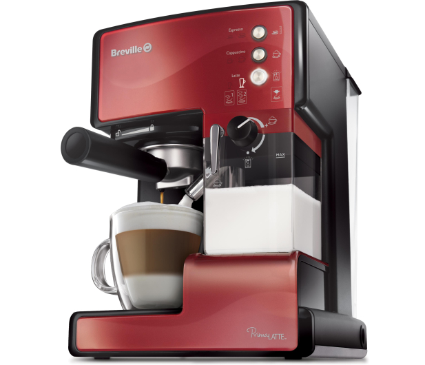 BREVILLE PRIMA LATTE CZERWONY VCF046X - 1439704 - zdjęcie 3